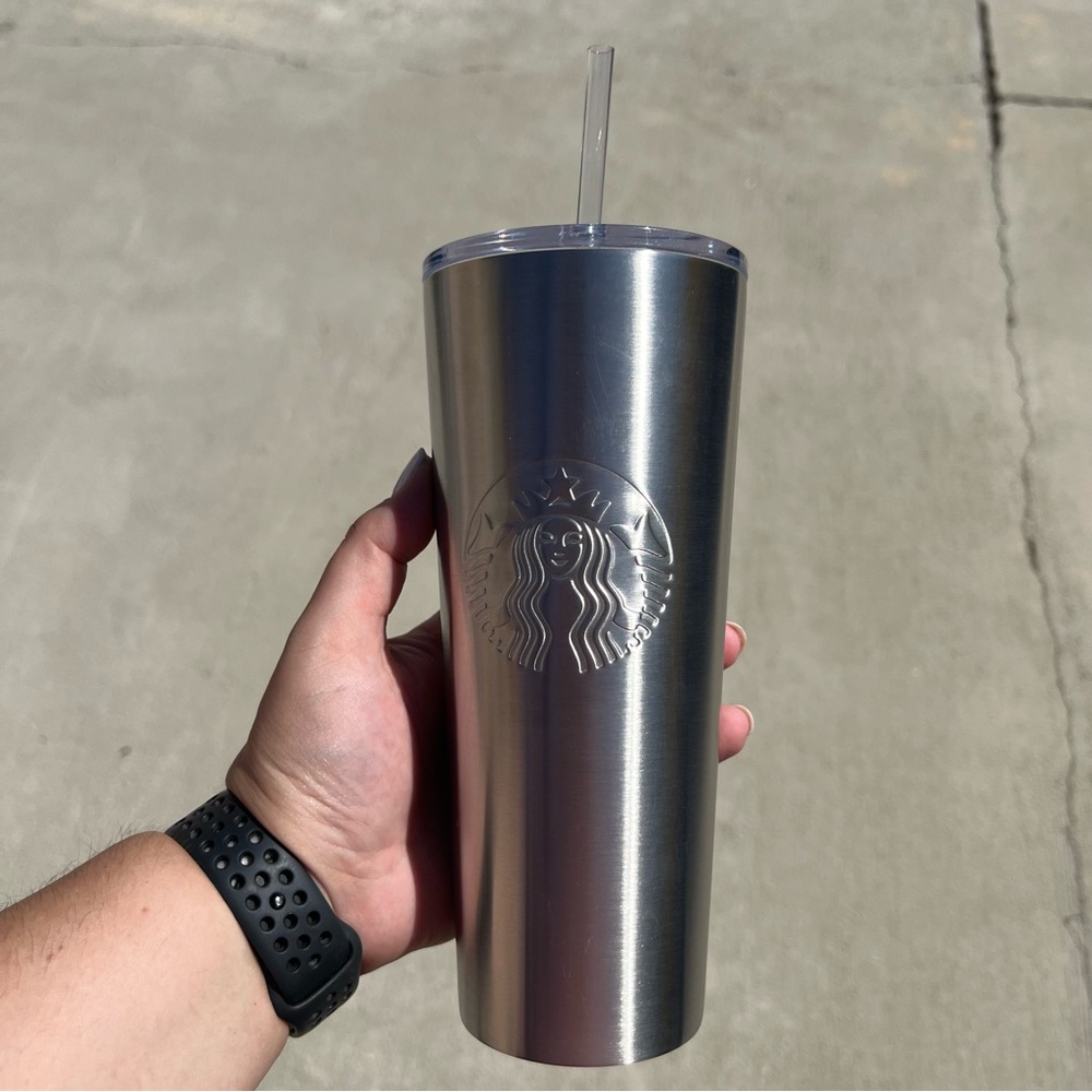 Starbucks Stainless Steel Cold Cup Tumbler 24oz/Venti NWT